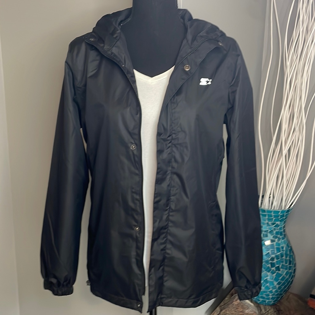 Starter Black Stormstarter Waterproof Breathable Jacket With Hood Hostpick